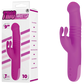 NMC Trio Thruster 3 In 1 Silicone Rotating Thrusting Rabbit Vibrator Pink