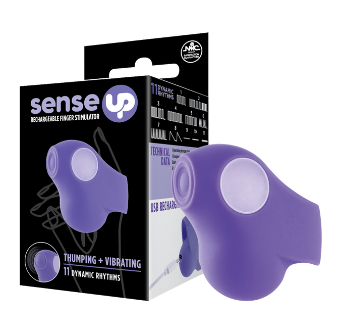 Excellent Power Sense Up - Rechargeable Finger Stimulator (Purple)