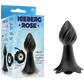 Excellent Power Iceberg Rose - 10 Rhythms Vibrating Anal Plug (Black)