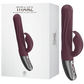 Excellent Power Titanz Thrusting Rabbit Rechargeable Silicone Vibrator (Rubine Red)