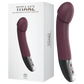 NMC Titanz Rechargeable Silicone Bendable Shaft Vibrator Rubine Red