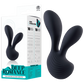 Excellent Power Deep Romance - Dual Motors Silicone Vibrator (Black)