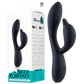 Excellent Power Deep Romance - Dual Motor Silicone Vibrator (Black)