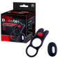 Excellent Power Giga Booster - Cock & Scrotal Ornament With Clit Stimulator (Black)