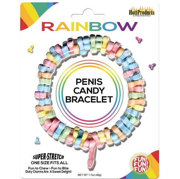 Hott Products | Dicky Charms - Bracelet Penis Shaped Multi Flavored Candy Charms
