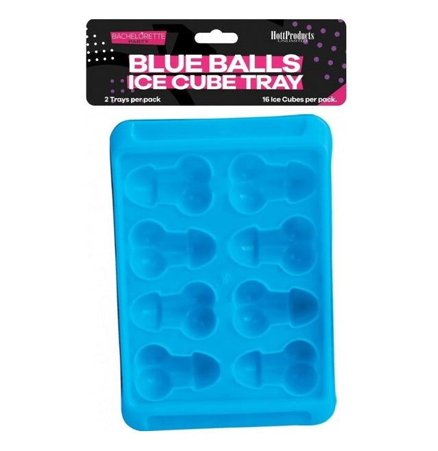 Hott Products | Blue Balls - Penis & Balls Shaped Ice Cube Tray