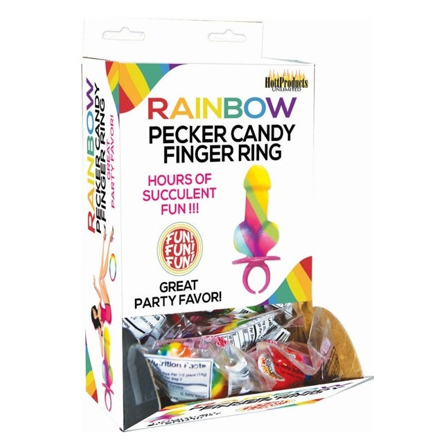 Hott Products | Rainbow Cock Ring Pop (12 X Display)