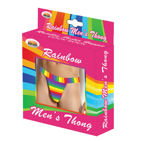 Hott Products | Rainbow Mens Thong