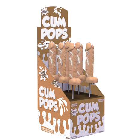 Hott Products | Cum Pops Milk Chocolate (6X Display)