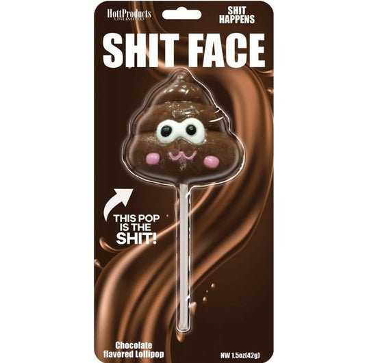 Hott Products | Shit Face Chocolate Lollipop