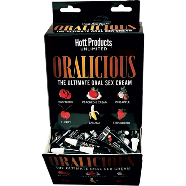 Hott Products | Oralicious Flavored Oral Sex Cream 2ml (144 X Display)