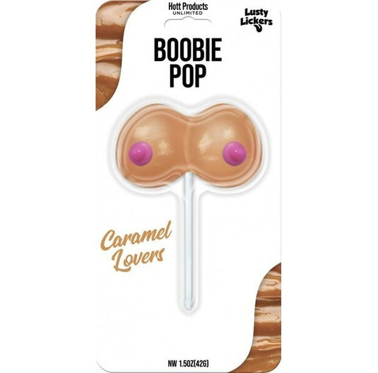 Hott Products | Lusty Lickers Boobie Pop (Caramel)