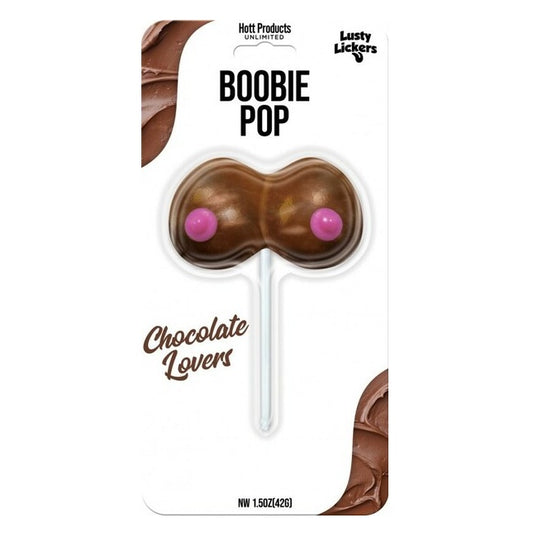 Hott Products | Lusty Lickers Boobie Pop (Chocolate)