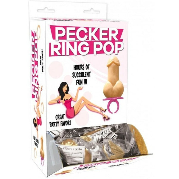 Hott Products | Pecker Ring Pops Display (x12)