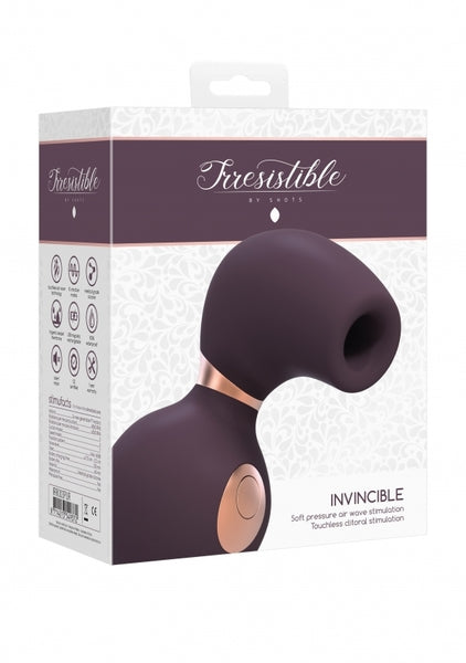 Shots Toys | Invincible Clitoral Stimulation Air Pulsation Vibrator Purple