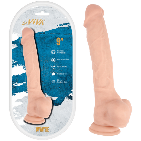 La Viva Aussie Dongs Dwayne 9" Dildo Flesh