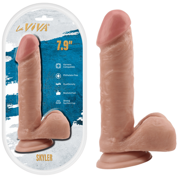 La Viva Aussie Dongs Skyler 7.9" Dildo Flesh