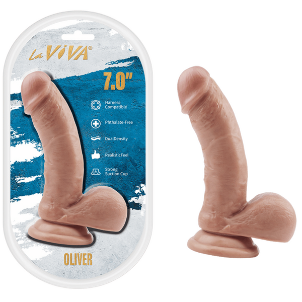 La Viva Aussie Dongs Oliver 7" Dildo Flesh