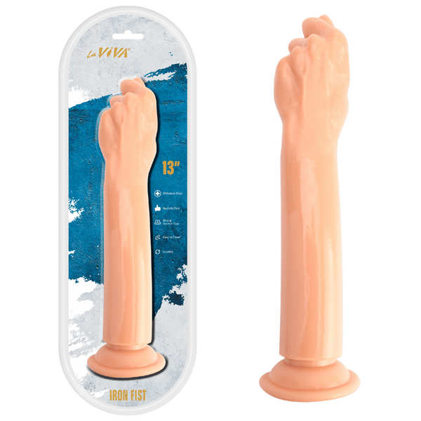 La Viva Iron Fist 13" Fisting Dildo Flesh