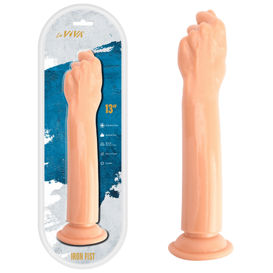 La Viva Iron Fist 13" Fisting Dildo Flesh