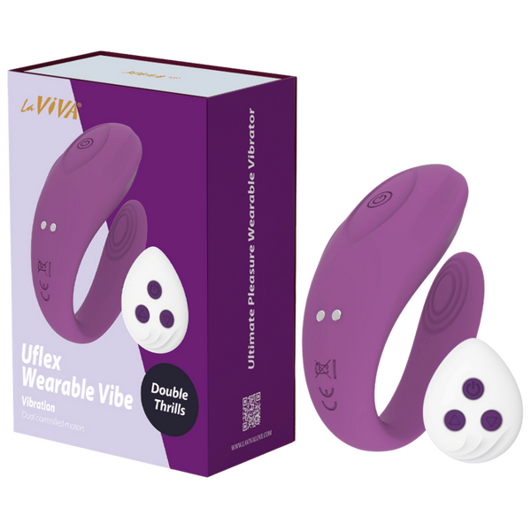 La Viva Remote U-flex Wearable Vibe (Purple)