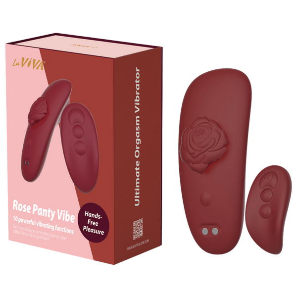 La Viva Rose Panty Vibe (Rose Red) (Remote & App)