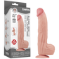 Lovetoy 12" King Sized Sliding Skin Dual Layer Dong (Flesh)