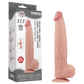Lovetoy 13.5" King Sized Sliding Skin Dual Layer Dong (Flesh)