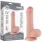 Lovetoy 7" Sliding Skin Dual Layer Dong (Flesh)
