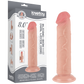 Lovetoy 8" Sliding Skin Dual Layer Dong (Flesh)