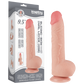 Lovetoy 9.5" Sliding Skin Dual Layer Dong (Flesh)