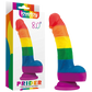 Lovetoy Prider 8" Rainbow Dildo