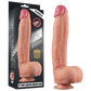 Lovetoy Nature Cock King Sized 12" Dual Layered Platinum Silicone Cock (Flesh)