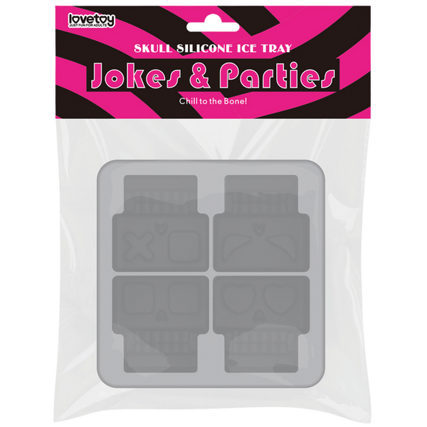 Lovetoy Jokes & Parties - Skull Silicone Ice Tray