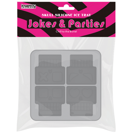 Lovetoy Jokes & Parties - Skull Silicone Ice Tray