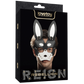 Lovetoy Rebellion Reign  Rebel Bunny Mask (Black/White)