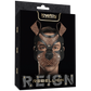 Lovetoy Rebellion Reign Classic Pup Mask (Black/Brown)