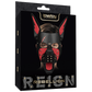 Lovetoy Rebellion Reign Scarred Scarred Alpha Pup Mask (Black/Red)