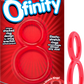 ScreamingO Ofinity Double Erection Cock Ring - Red