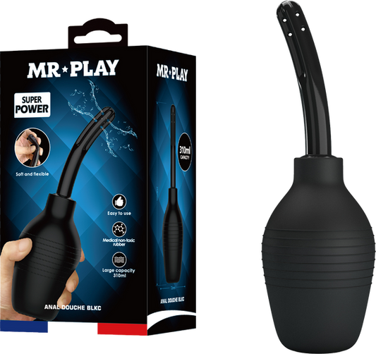 Pretty Love Mr. Play Anal Douche 310ml Enema Black