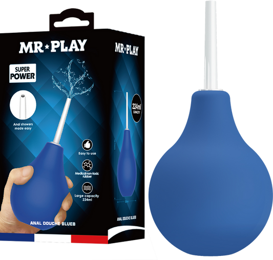 Pretty Love Mr. Play Anal Douche Enema Bulb Blue