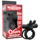 ScreamingO OHare Couples Vibrating Ring - Black