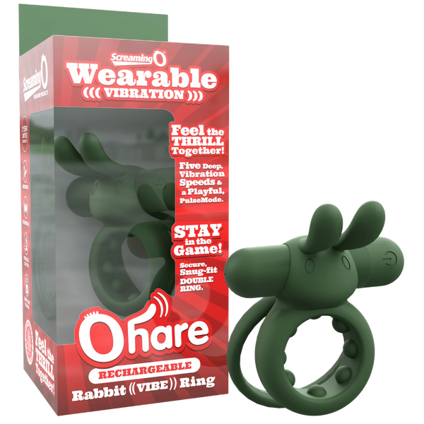 ScreamingO OHare Couples Vibrating Ring - Green