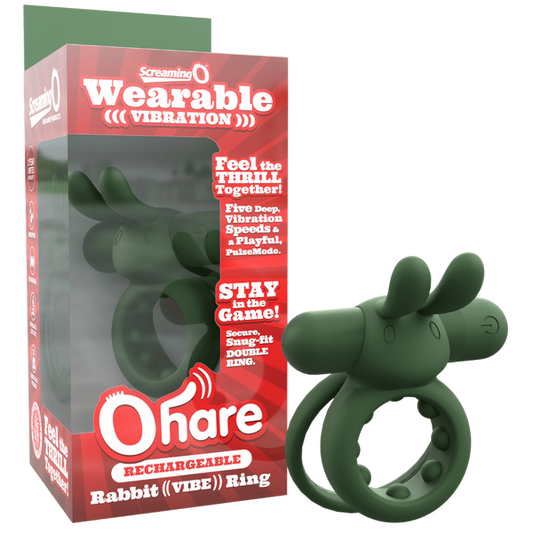 ScreamingO OHare Couples Vibrating Ring - Green