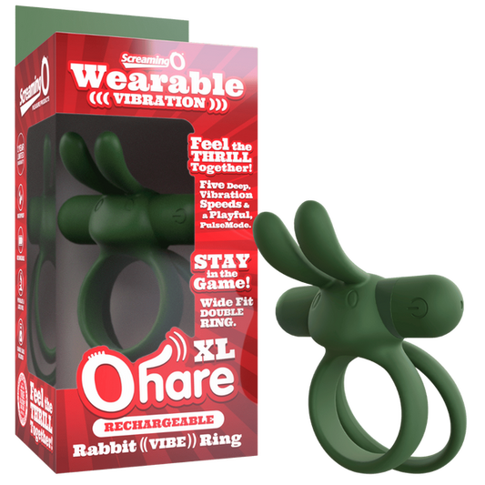 ScreamingO OHare XL Couples Vibrating Ring - Green