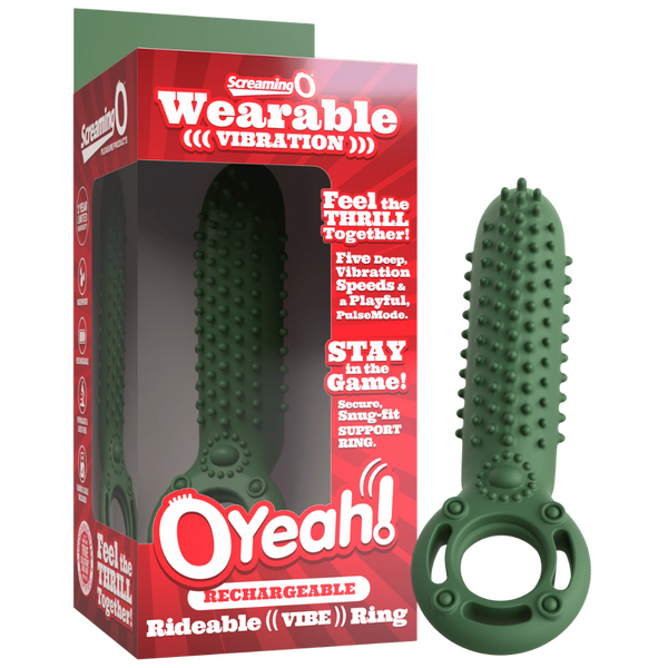 ScreamingO OYeah Couples Vibrating Ring - Green