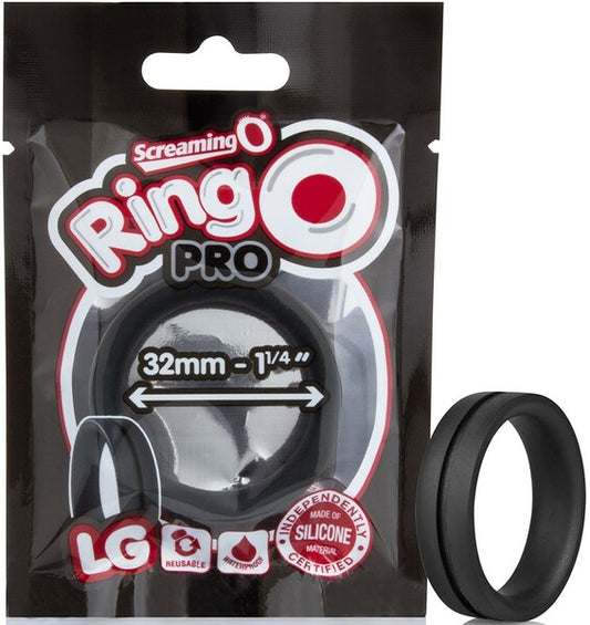 ScreamingO RingO Pro Large Cock Ring - Black