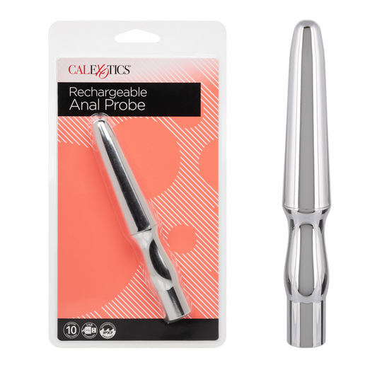 CalExotics Rechargeable Anal Probe (Silver)