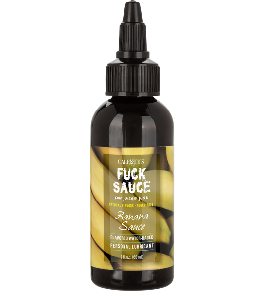 Calexotics Fuck Sauce Flavored Water Based Personal Lubricant Banana 2oz/60ml