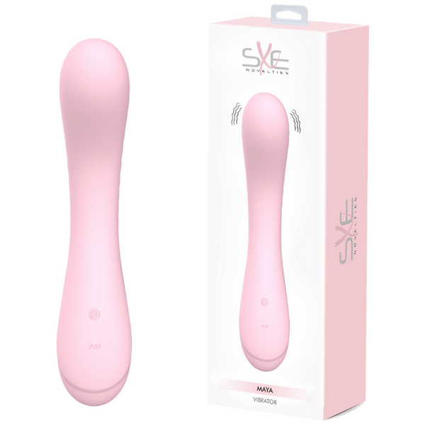 SXE Maya - Curve Silicone Vibrator (Pink)